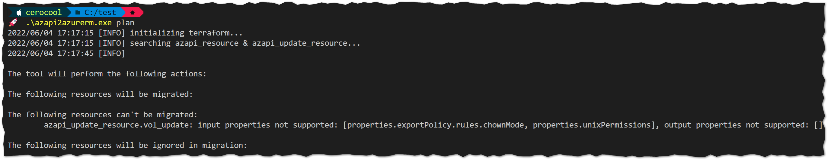 AzAPI to AzureRM Migration